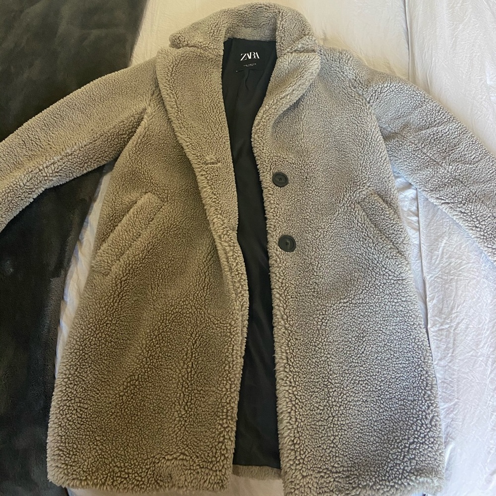 Zara cozy coat